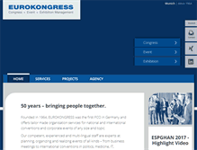 Tablet Screenshot of eurokongress.de
